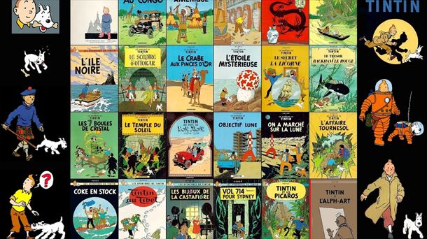 'Tintin'en bilduma bat. Argazkia: Andrés Álvarez Iglesias