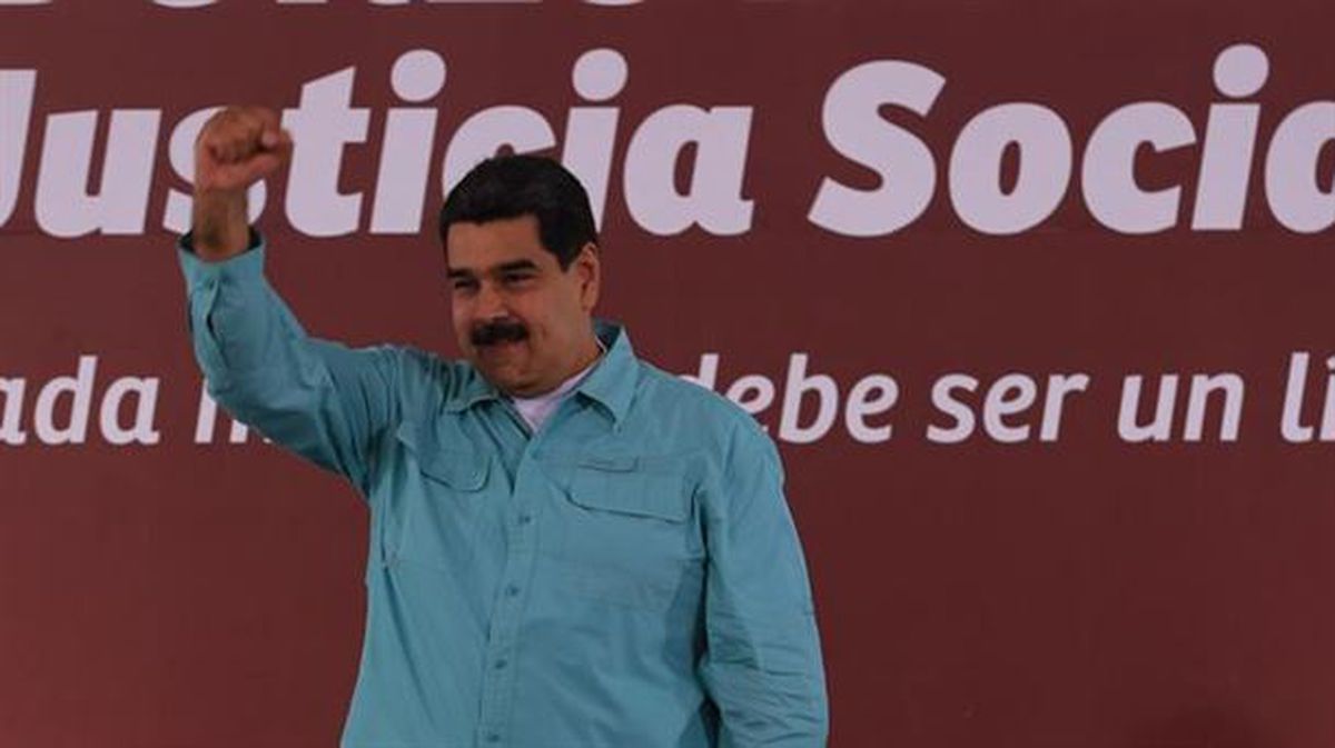 Nicolás Maduro en un acto del Gobierno chavista.