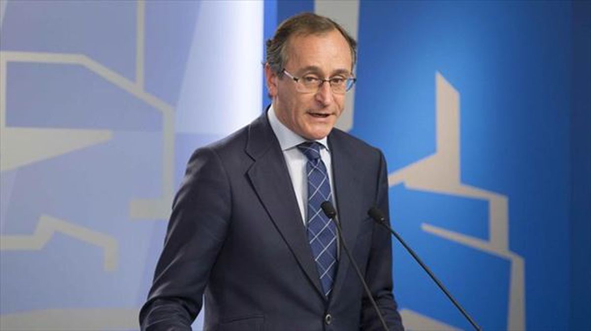 Alfonso Alonso, presidente del PP vasco. EFE