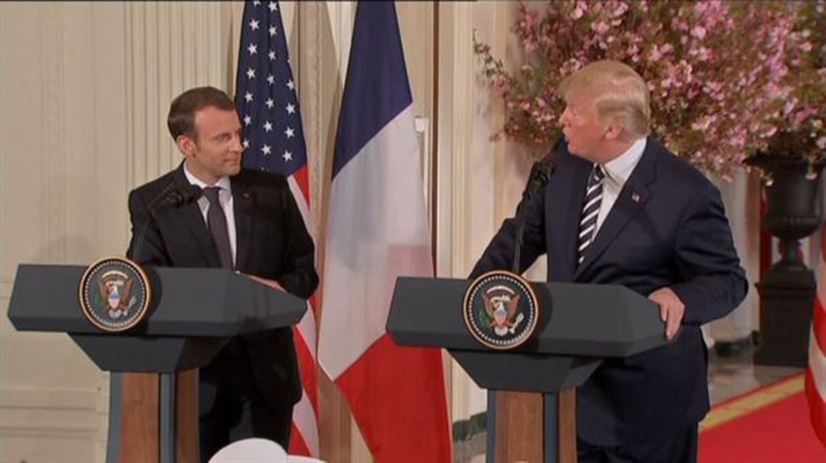 Reunión Trump-Macron