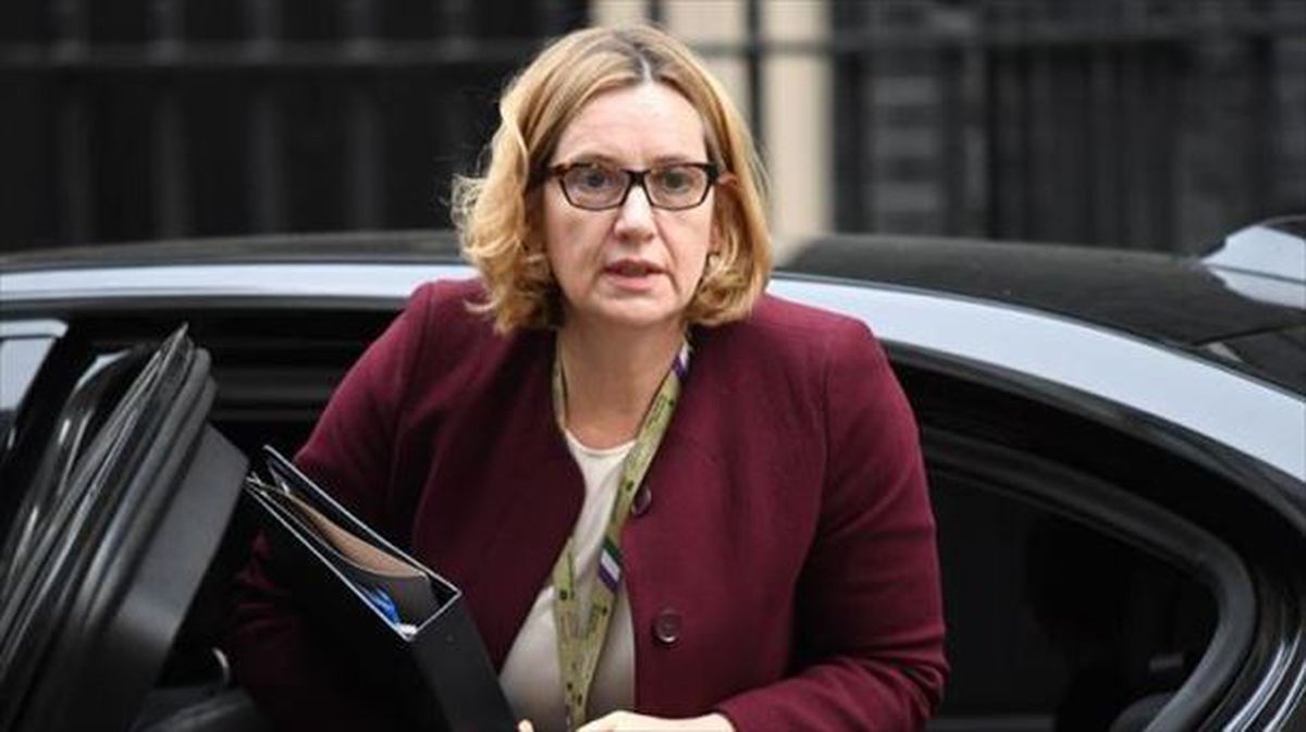La ministra del Interior británica, Amber Rudd, que ha presentado su dimisión. Foto: EFE