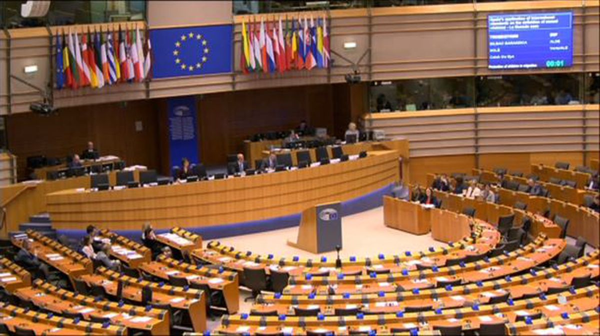 Pleno del Parlamento Europeo / EFE.