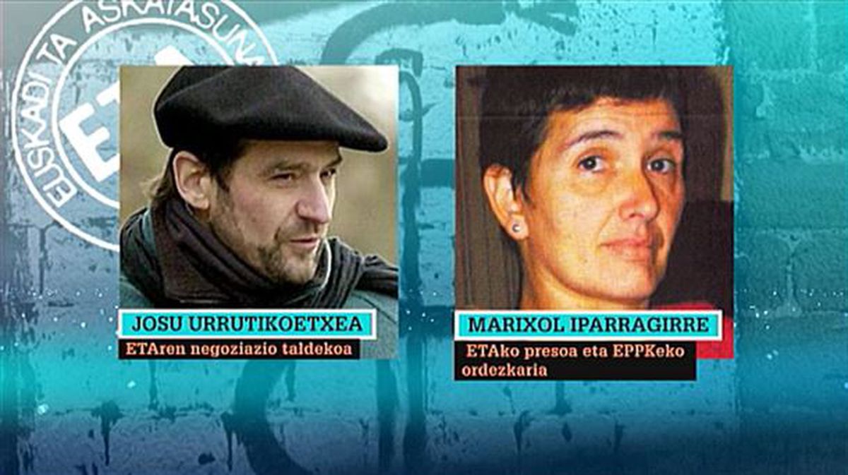 Josu Urrutikoetxea y Marixol Iparragirre, las voces del comunicado del fin de ETA