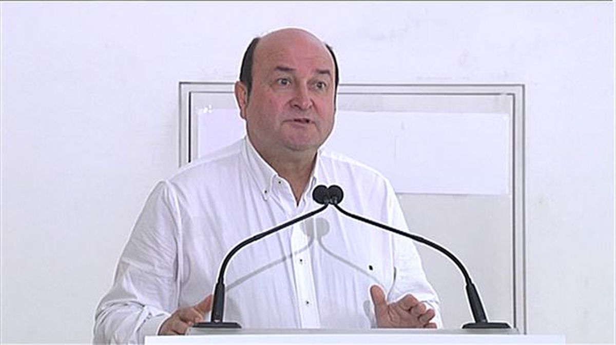 Andoni Ortuzar, presidente del Euzkadi Buru Batzar (EBB) del PNV. Foto: EiTB