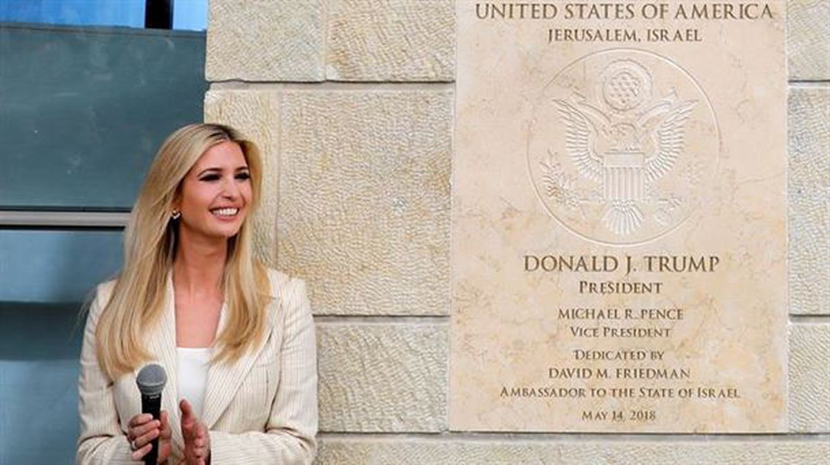 Ivanka Trump e la inauguración de la embajada de Estados Unidos en Jerusalén. Foto: EFE
