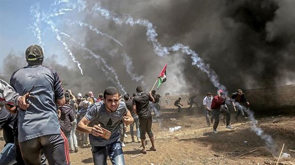 Gazako protestak / EFE.
