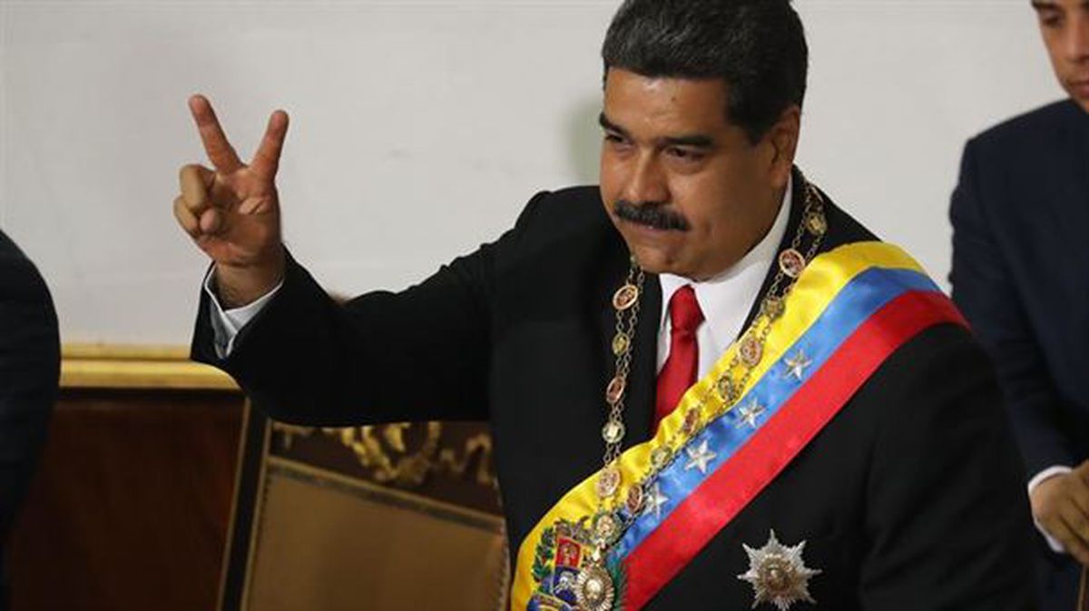 Maduro toma juramento en la Asamblea Nacional Constituyente / EFE.