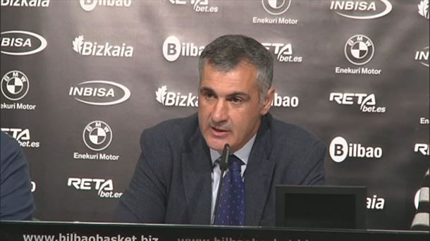 Koldo Mauraza, Bilbao Basketen administrazio kontseiluko presidentea. Argazkia: EiTB