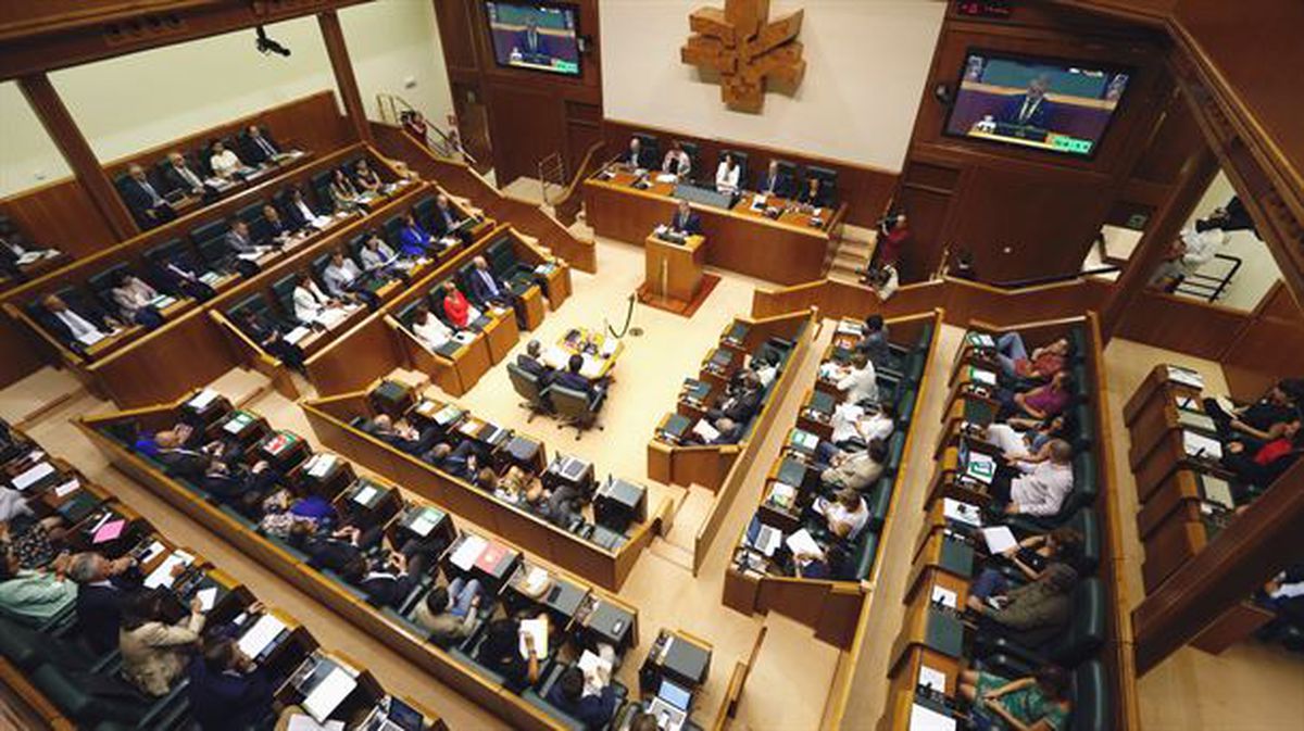 El Parlamento Vasco acoge el pleno de política general este viernes. Foto: EFE. 