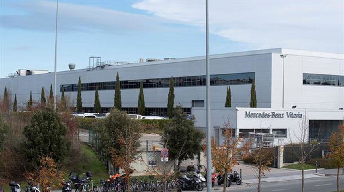 Imagen de la planta de Mercedes en Vitoria-Gasteiz