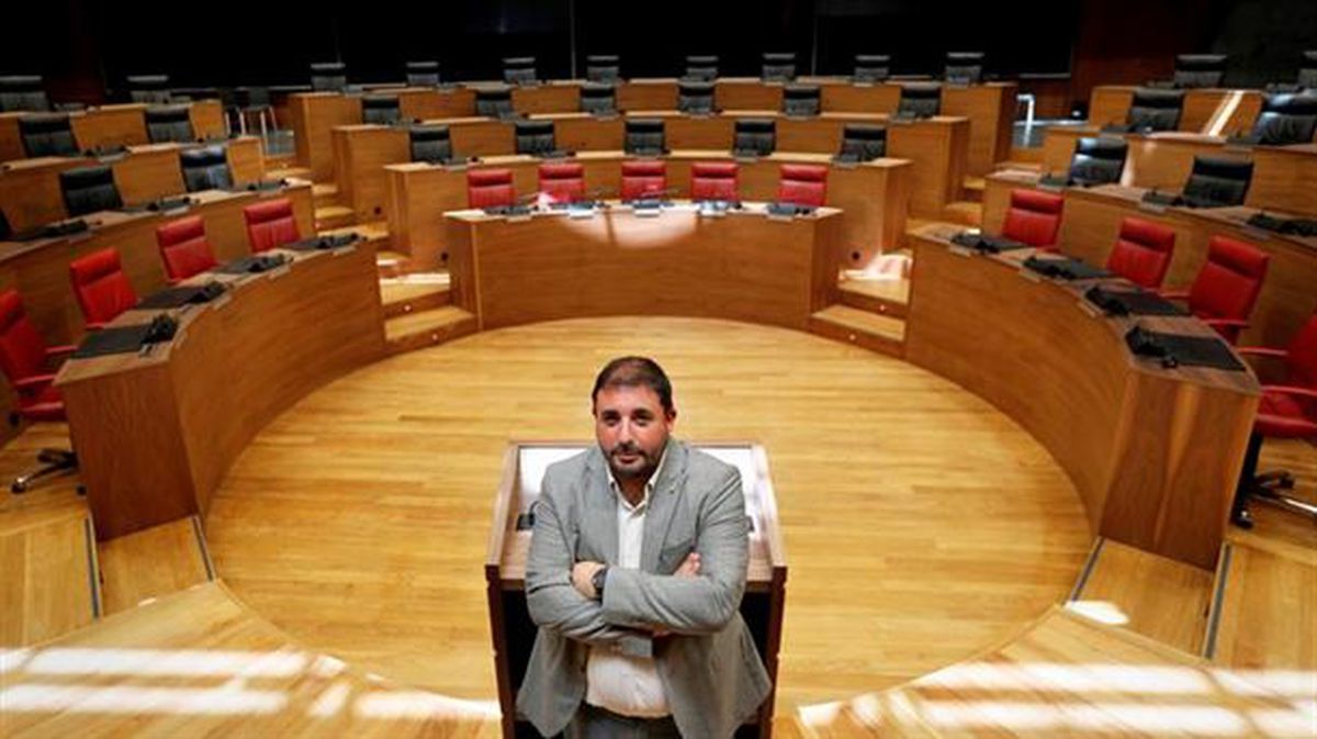 El Presidente del Parlamento foral, Unai Hualde, en una imagen de archivo. Foto: EFE