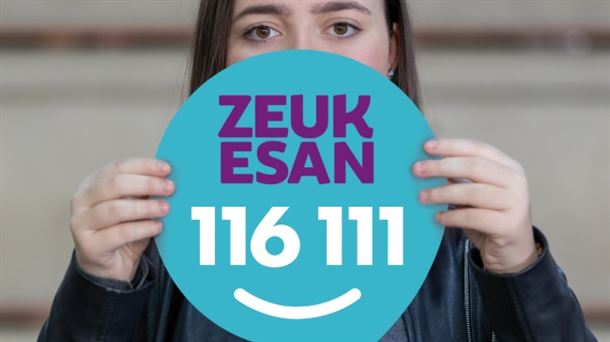 El servicio telefónico de atención a la infancia y la adolescencia, Zeuk Esan, (116111)