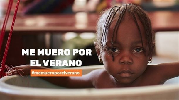Imagen de la campaña #memueroporelverano de Acción contra el Hambre
