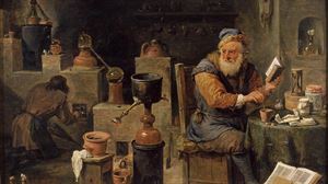 El alquimista, de David Teniers