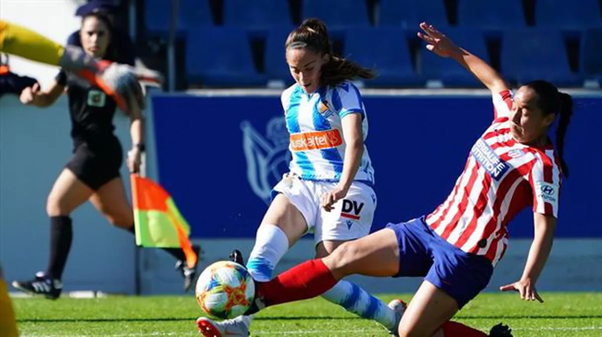 Real-Atletico partidaren irudia