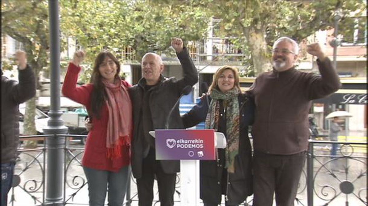 Elkarrekin Podemos cree que la gran coalición PSOE-PP está más cerca