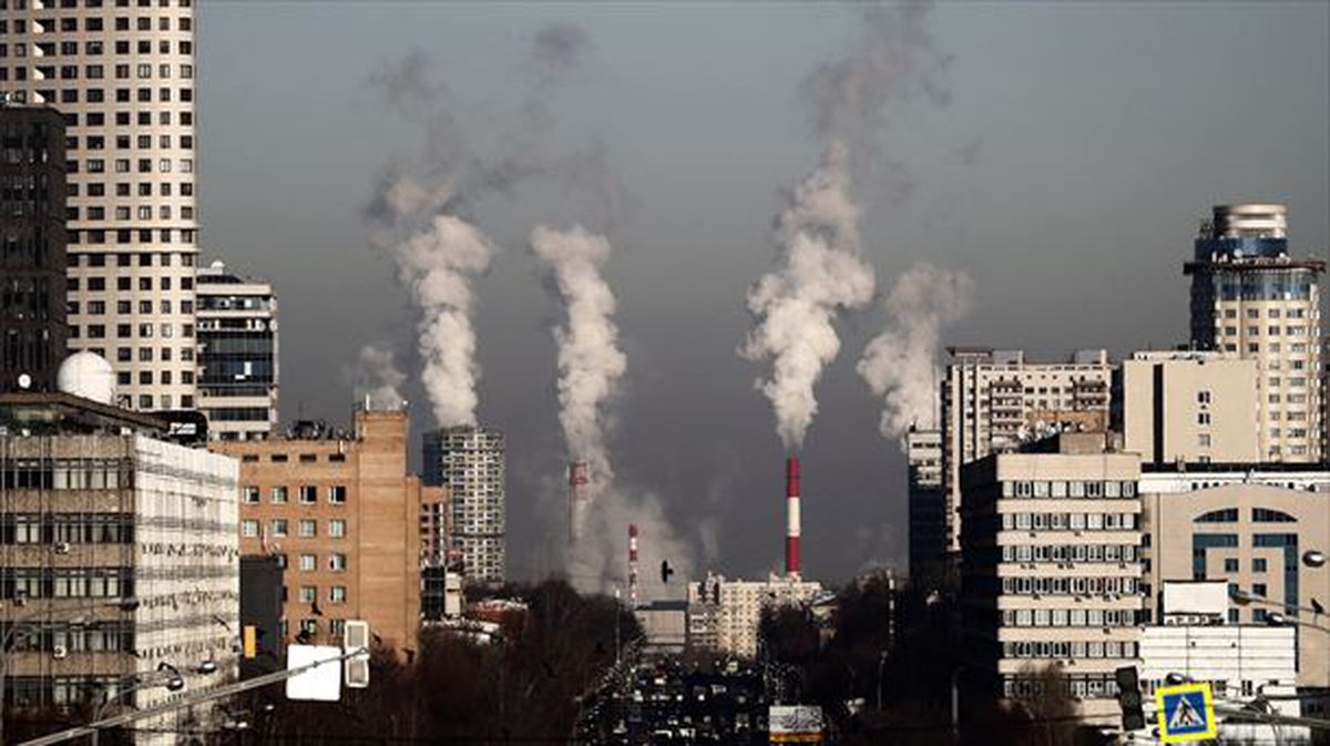 Contaminación en Moscú