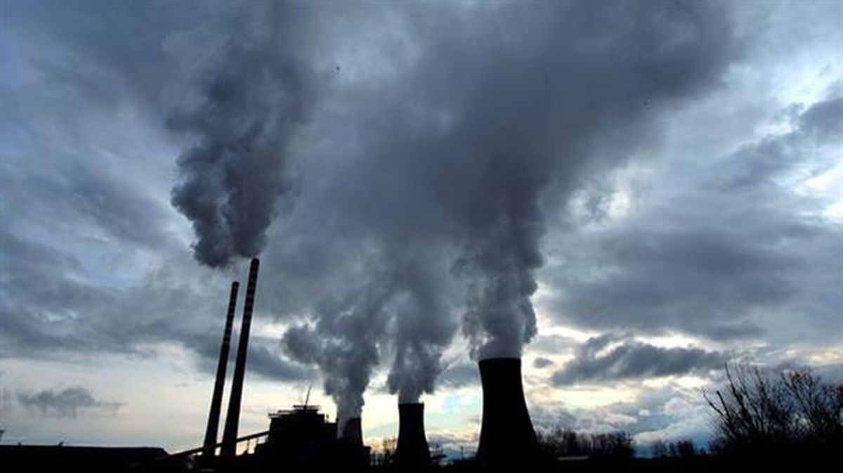 Emisiones de dióxido de carbono (CO2) de la industria, en una imagen de archivo