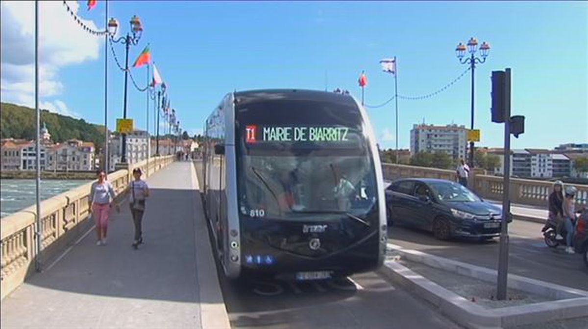 Biarritz. Foto obtenida de un vídeo de EiTB. 