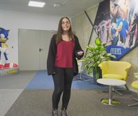 Alba trabaja en Sofía como animadora de videojuegos de Sega
