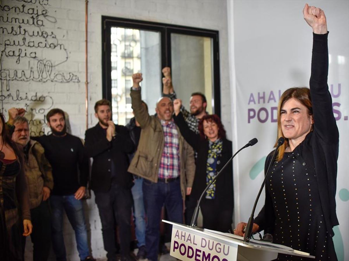 Miembros de Elkarrekin Podemos-IU