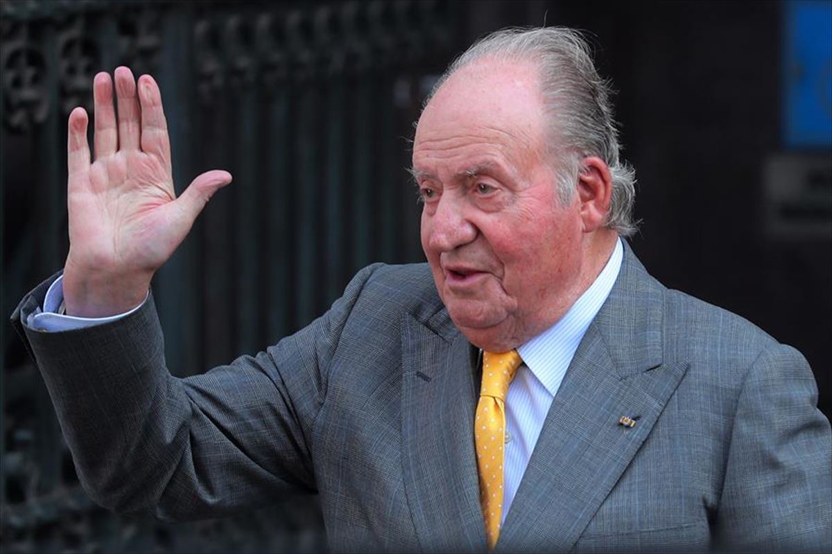 El rey emérito, Juan Carlos I. Foto: EFE