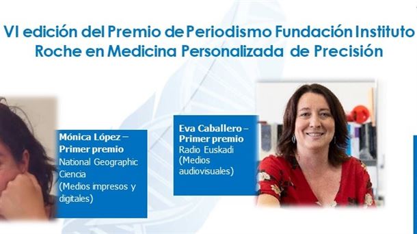 Eva Caballero premio de Periodismo en Medicina Personalizada de Precisión