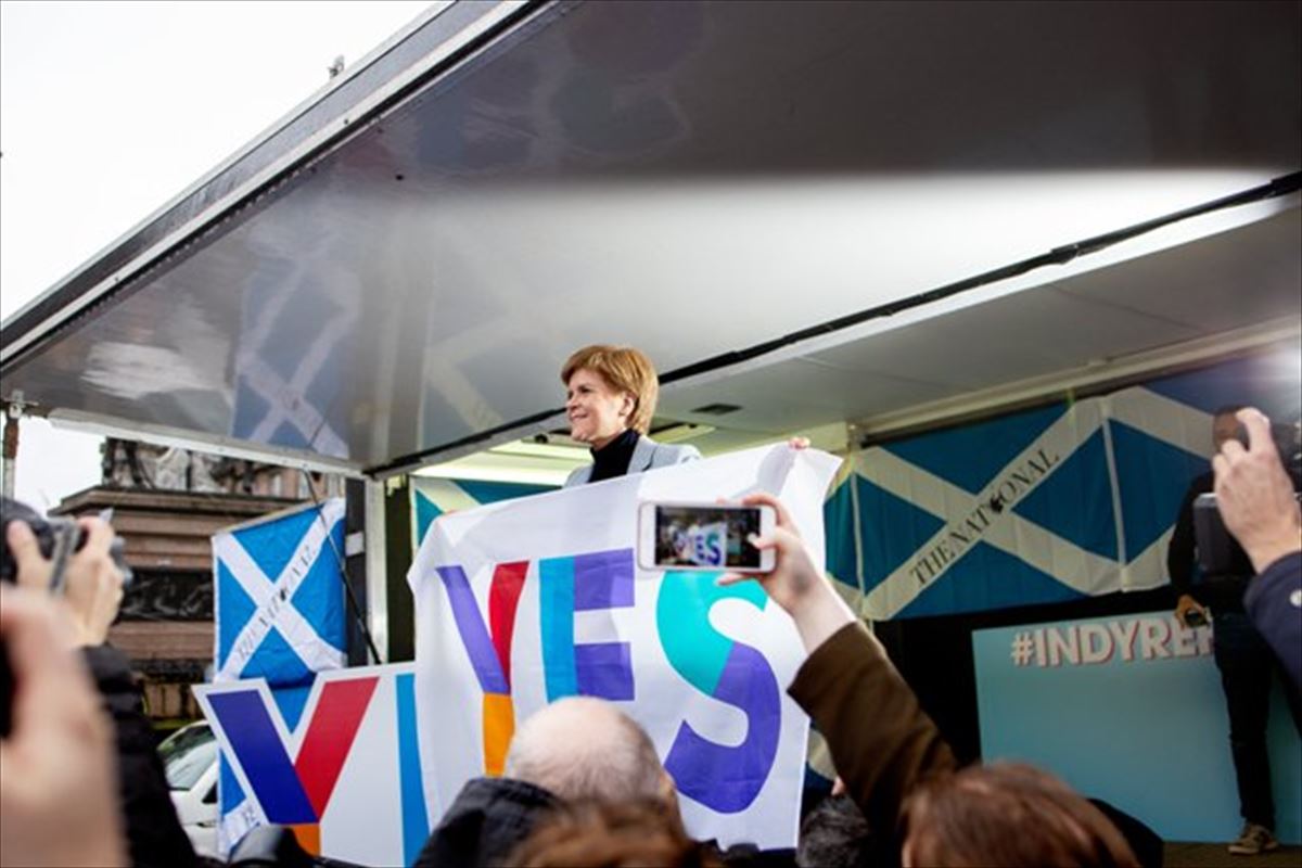 La ministra principal de Escocia, Nicola Sturgeon. Foto: SNP
