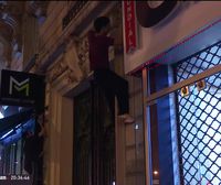 Lights off operazioa Parisen: parkourra, energia aurrezteko