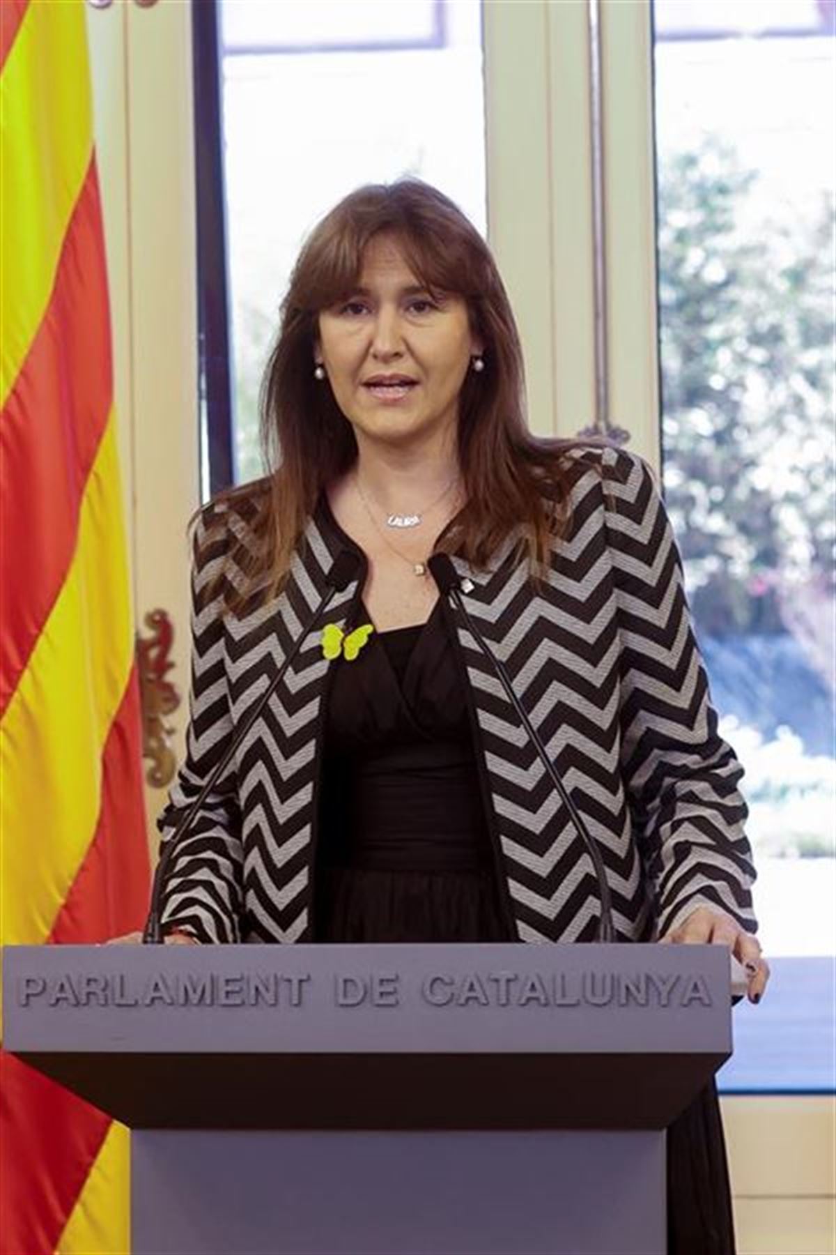 La presidenta del Parlament, Laura Borràs. Foto: Efe