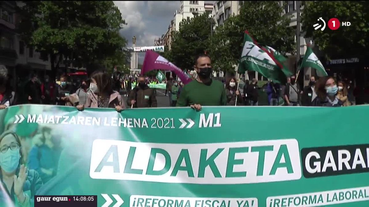 ELAk Donostian egindako manifestazioa. 