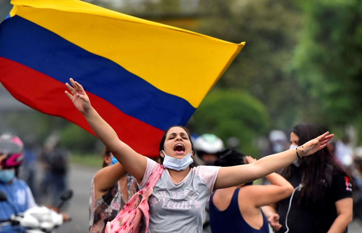 Protestas en Cali (Colombia).