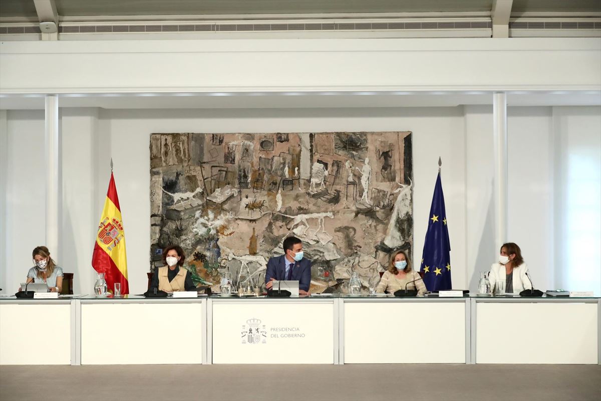 Espainiako Gobernuaren bilera.