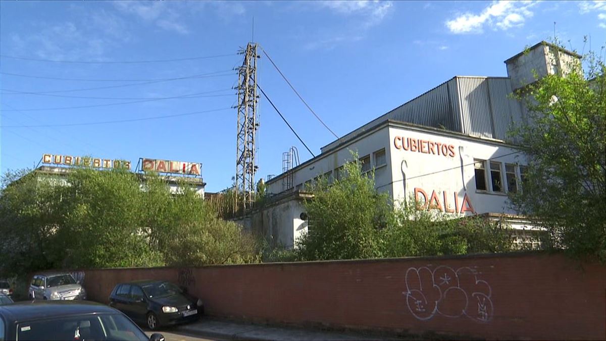 Antigua fábrica de Dalia, una de la ubicaciones de Guggenheim Urdaibai. Foto: EITB Media.