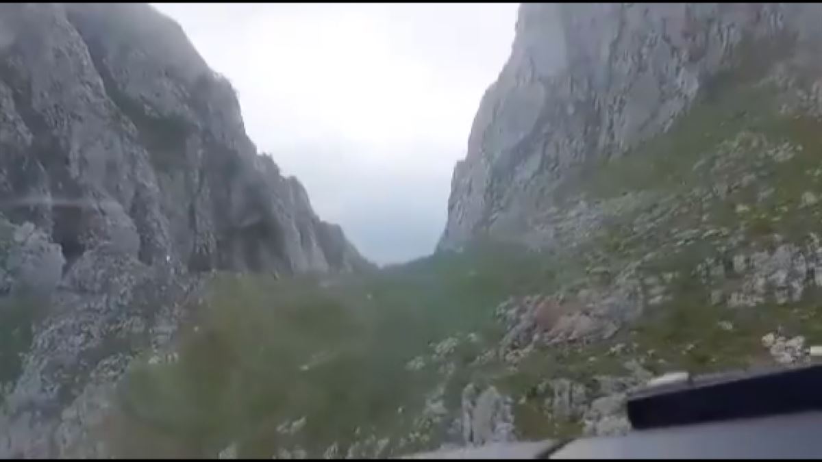 El escalador ha sido rescatado en helicóptero
