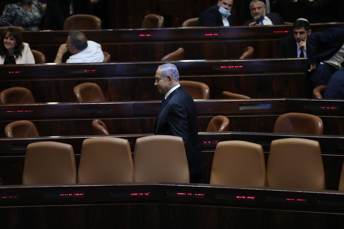Benjamin Netanhayu Israelgo Parlamentuan.