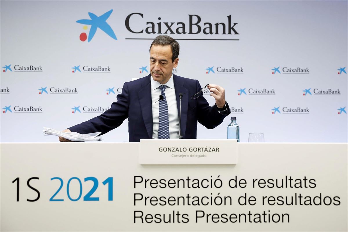 Consejero delegado de CaixaBank, Gonzalo Gortázar. Foto: EFE