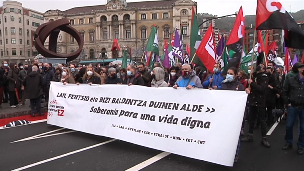 Manifestación de los sindicatos