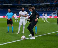 Garbiñe Muguruza realizó el saque de honor en el Real Madrid – Athletic