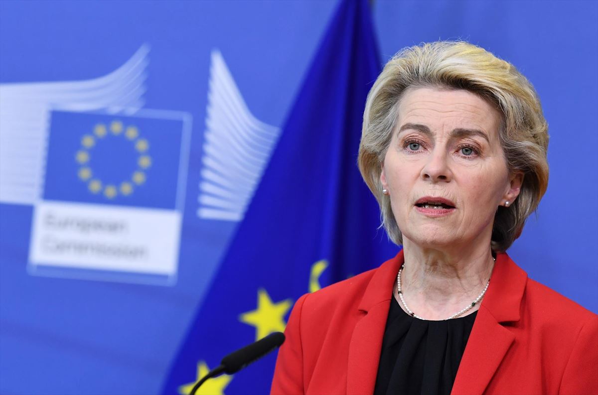 Ursula von der Leyen Europako Batzordeko presidentea. Artxiboko argazkia: EFE