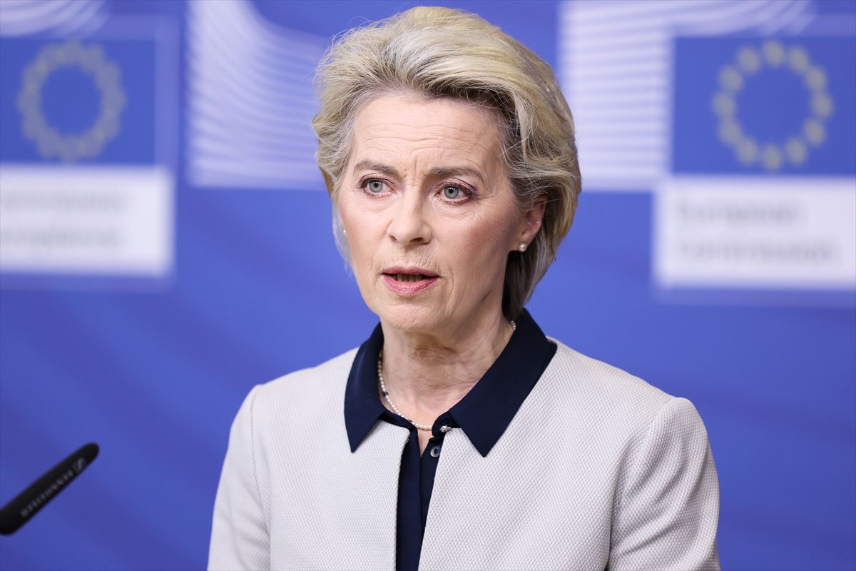 Ursula von der Leyen Europako Batzordeko presidentea. Argazkia: Efe