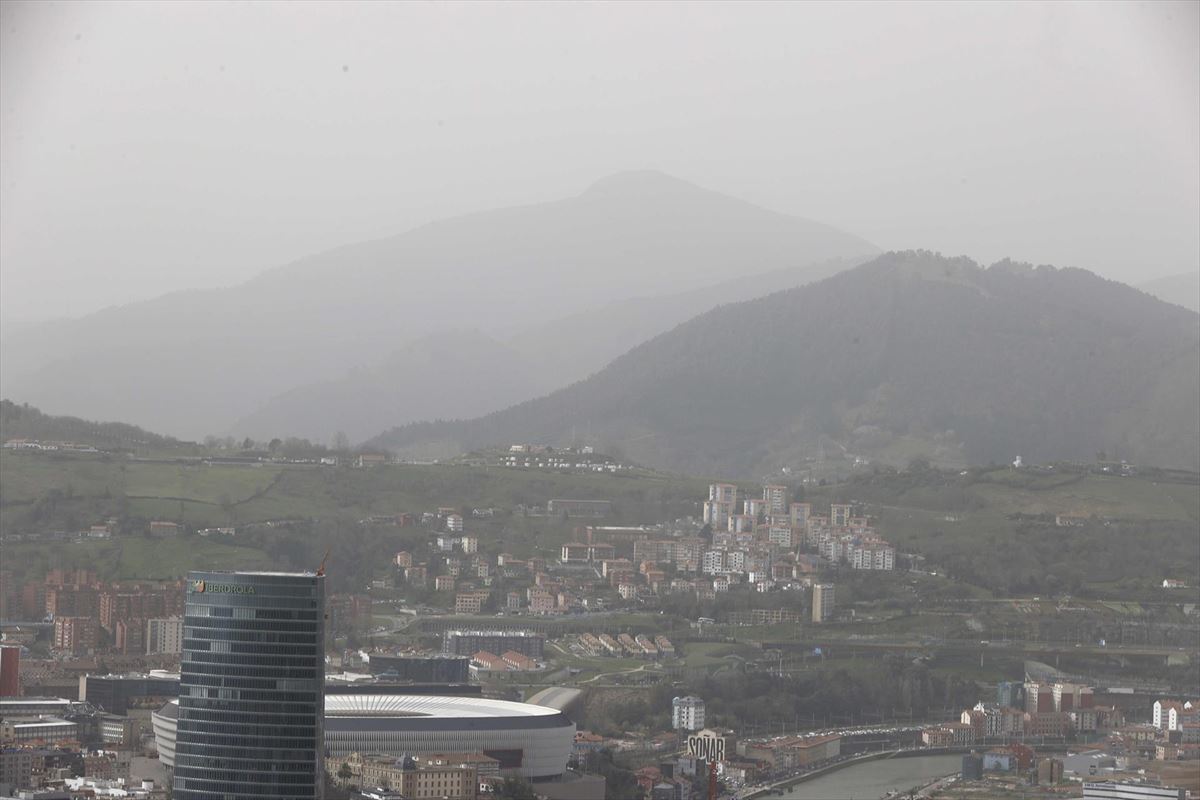 Calima en Bilbao. 