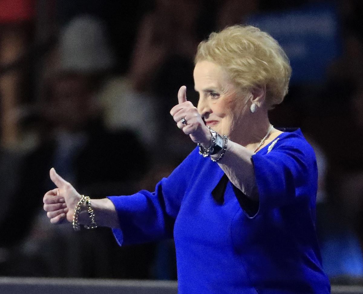 Madeleine Albright minbiziaren ondorioz hil da 84 urte zituela. Argazkia: EFE