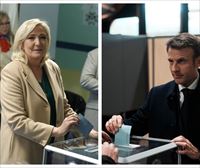 Macron se impone en la primera vuelta de las presidenciales por delante de Le Pen