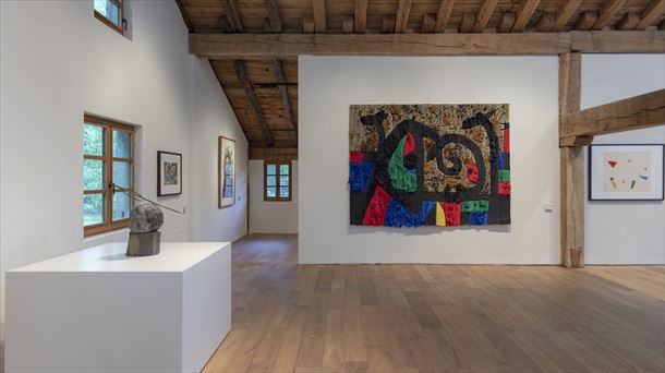 "Miró en Zabalaga" se podrá visitar hasta el 1 de noviembre. Foto: Álex Abril. 