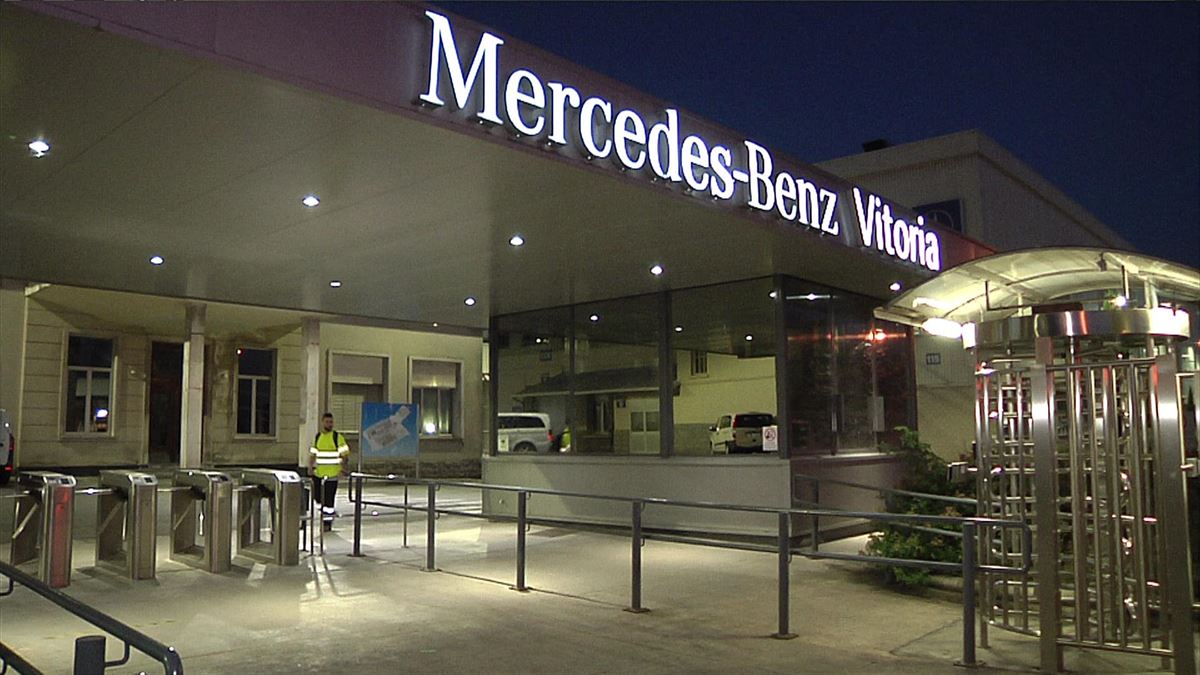 Mercedes-Benzeko lantegia, Gasteizen. Argazkia: EITB MEDIA