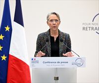 Dimite la primera ministra francesa Élisabeth Borne