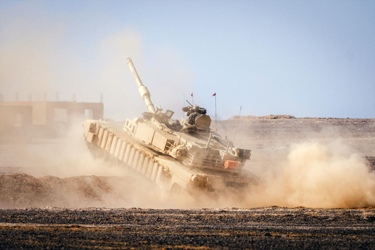 Un tanque Abrams. Foto: EFE
