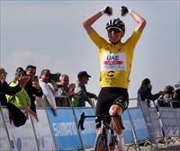 Pogacar gana también la segunda etapa de la Vuelta a Andalucía, con Mikel Landa cuarto en meta