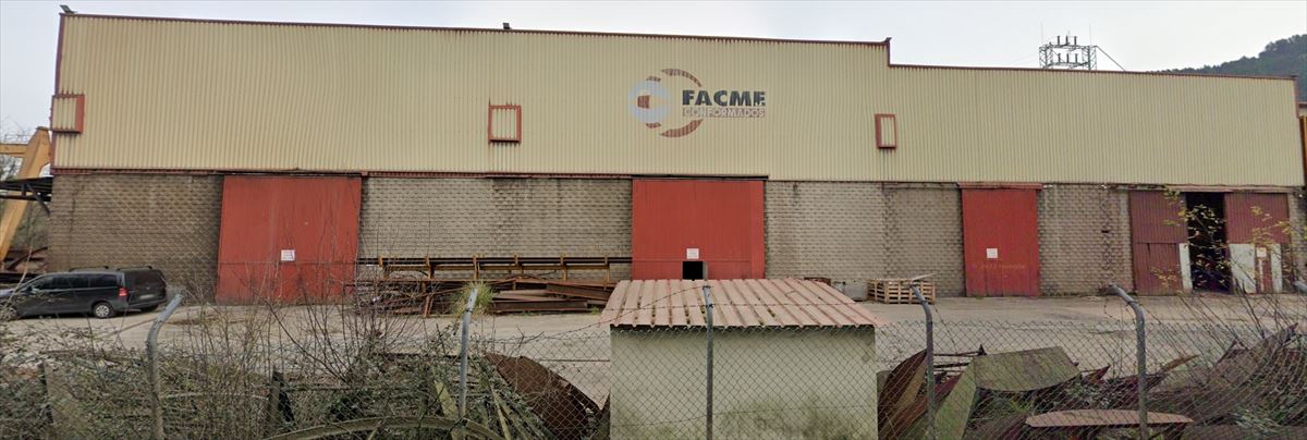 La empresa de calderería Conformados Facme, en el polígono industrial de Txako. Imagen: Google Maps